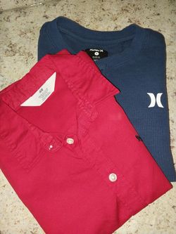 Hurley Thermal Shirt & H&M Shirt Bundle
