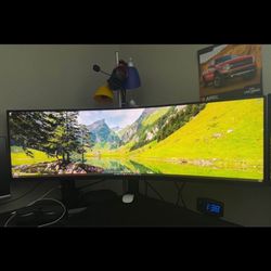 49" Odyssey CRG9 DQHD 120Hz HDR1000 QLED Curved Gaming Monitor 5120 x 1440