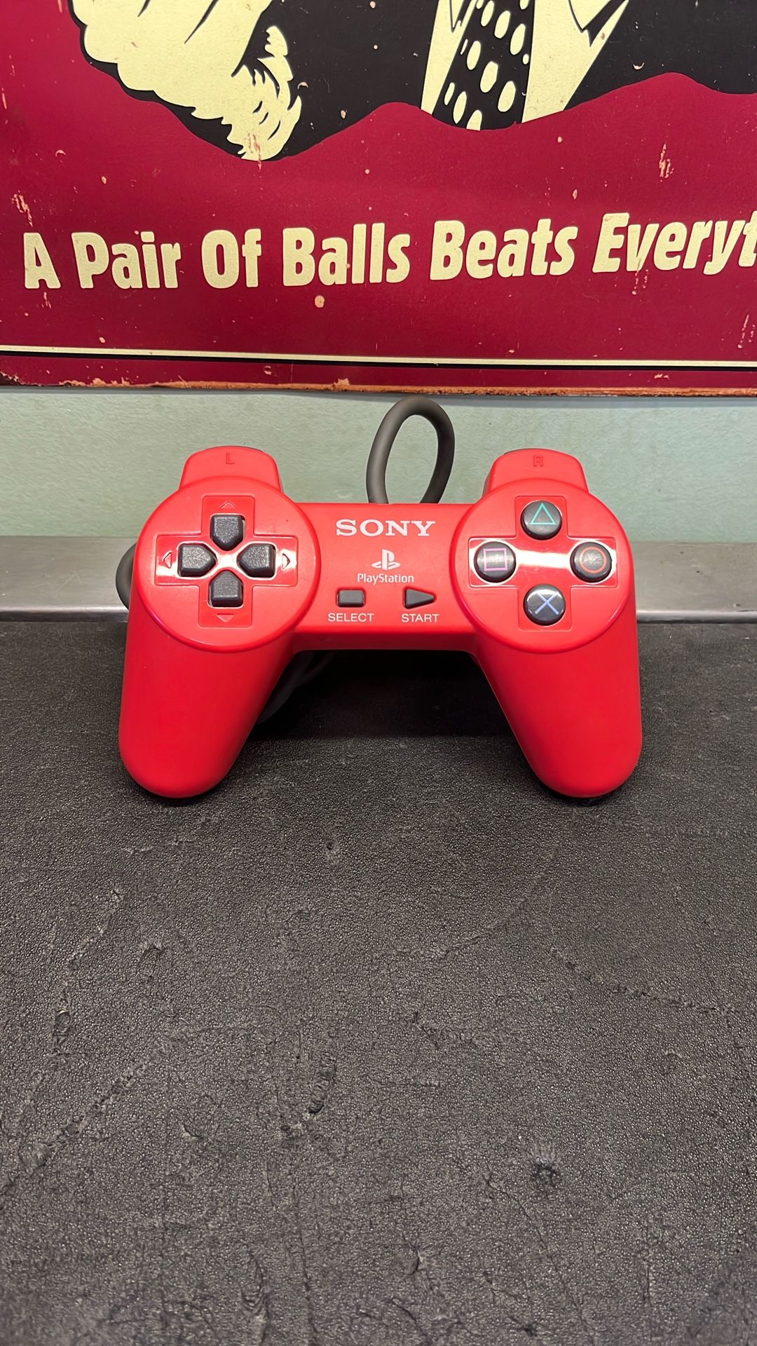 PlayStation 1 Controller - Red