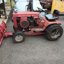 Wheel Horse Tractor With Extras 