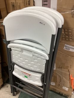 Lifetime Folding Chairs Set of 4 — $20