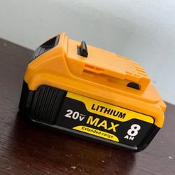 For Dewalt 8 Amp, 20 V Battery, new