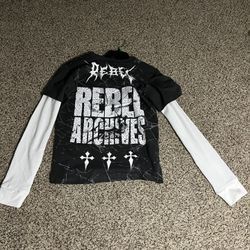 Black And White Rebel Archives Long Sleeves Shirt 