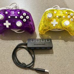 Nintendo Switch Wired Controllers And Hub