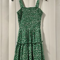 Green Flower Dress