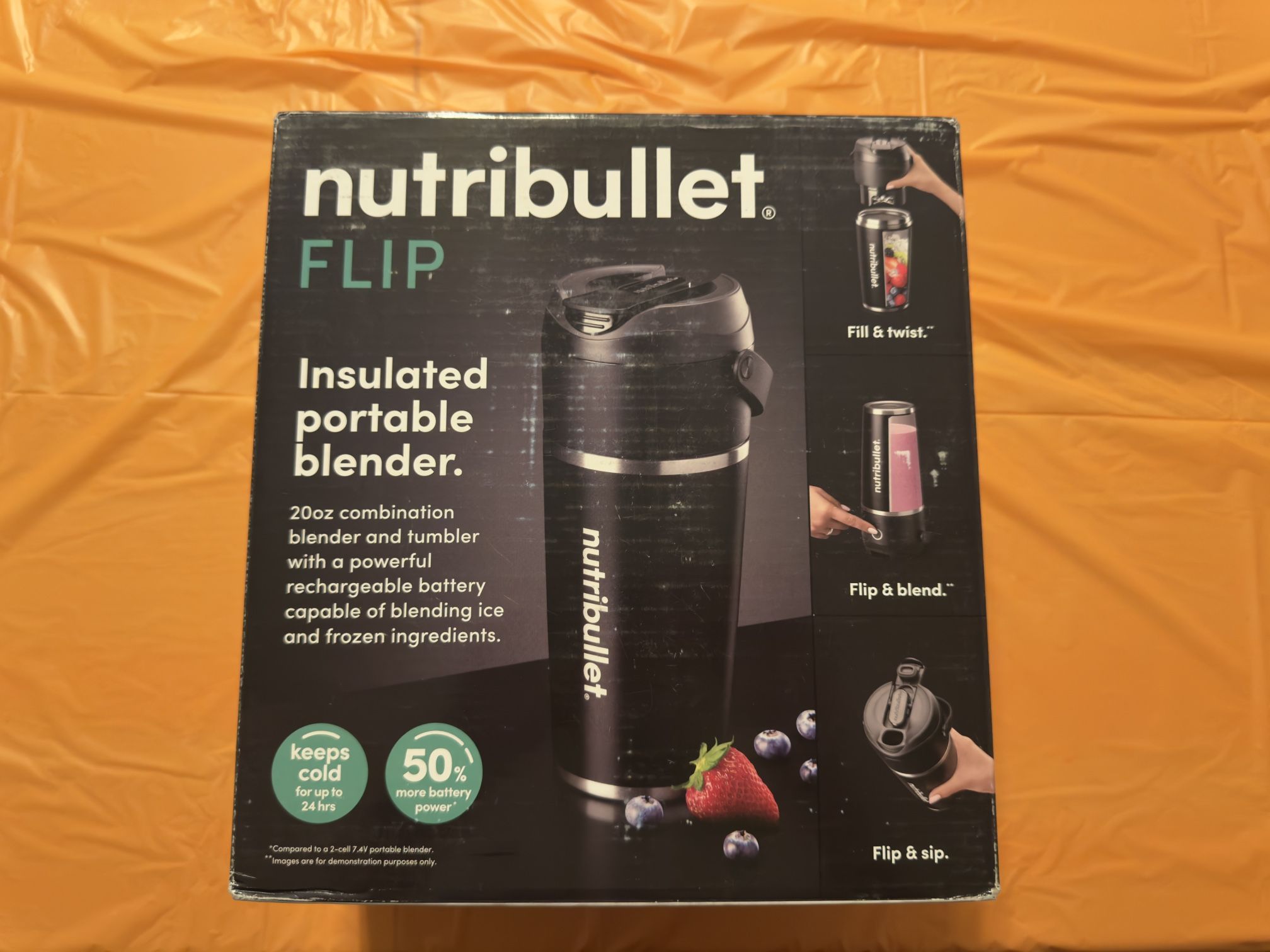 Nutribullet Flip – Insulated Portable Blender (Brand New)