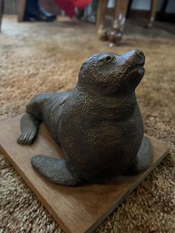 Alva Museum Rare  Walrus Sculpture - The Louvre 