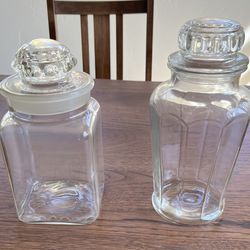 Vintage Canisters Approximately 10”Tall