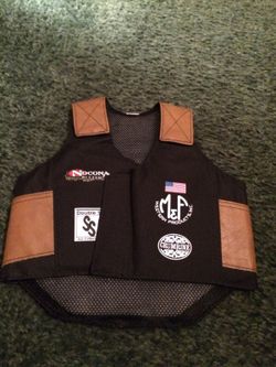 Little bull riding vest