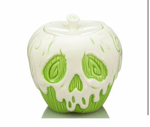 Disney Poison Apple Ceramic Cookie Jar