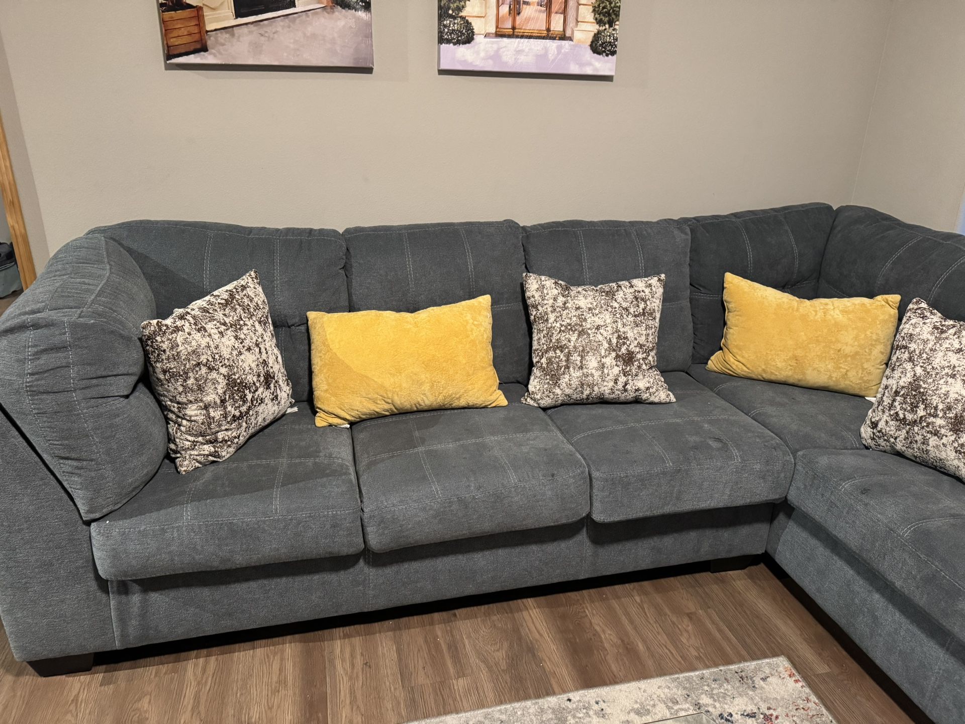 Sectional + Dining Set