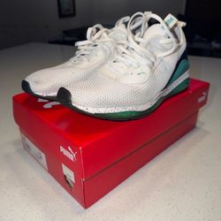 Puma Cell Descend Weave Training Mens sneakers shoes size 10 men's  White Green