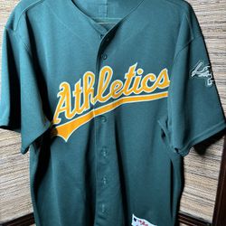 Vintage 2009 Oakland A’s Athletics Majestic Jersey set 1  MLB Baseball sz 48 Brett Anderson in like new condition