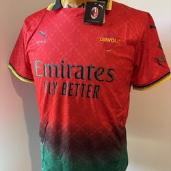 Off White Milan Soccer Jersey 