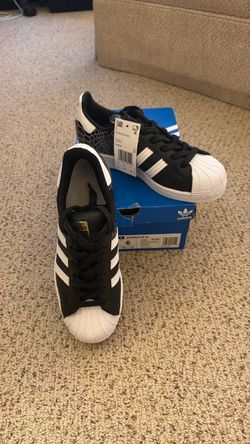 Adidas Superstar 'Black Snakeskin' NWT and Box