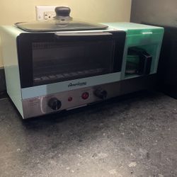 Microwave Plus Counter Oven With Coffee Maker - Americana collection Brand