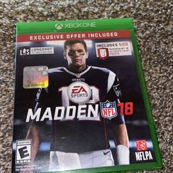 Xbox One Madden 18 game  