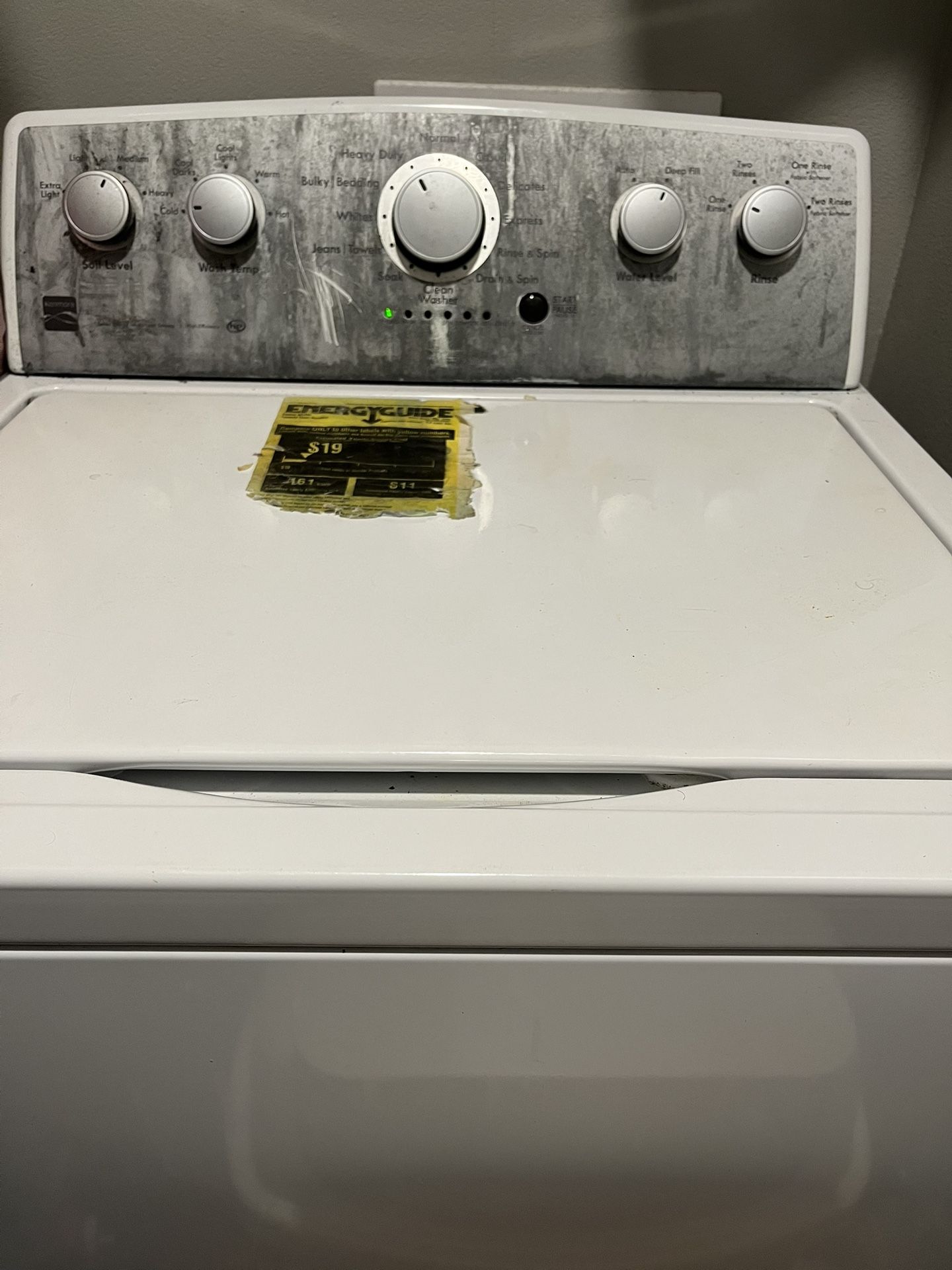 Kenmore washer 500 Series NEEDS REPAIR