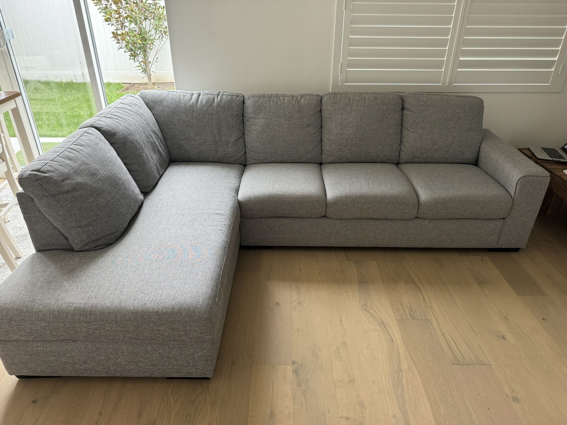 Grey 2 Piece Sectional 