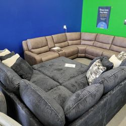 Clearance priced Sectionals, Sofas, Loveseats! All in stock TODAY