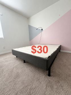 Full Size Bed frame. Great condition. Very steady! $30 only!