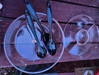 Salad Bowl W/spoons