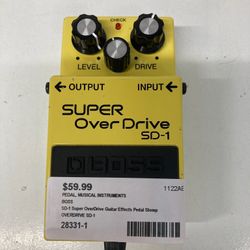 Boss SD-1 Super Overdrive Guitar Effect Pedal