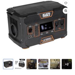 Klein Tools 1,000 Watt Lithium-Ion Battery Solar Power Station