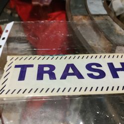 Trash Sticker Decal