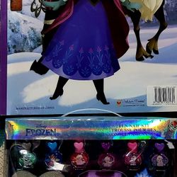 Frozen Nail polish kit and Jumbo Coloring Book 