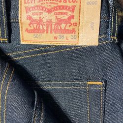 Levi 501 Jeans Black Size 38  X 30
