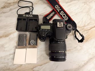Canon EOS 70D DSLR Camera + Tamron Aspherical XR LD 28-300mm + 2 x Battery + Charger + 32GB