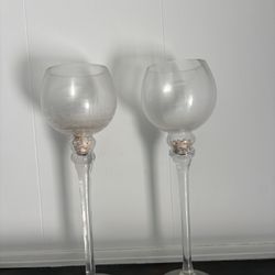 Tall Decorative Wine Glasses 