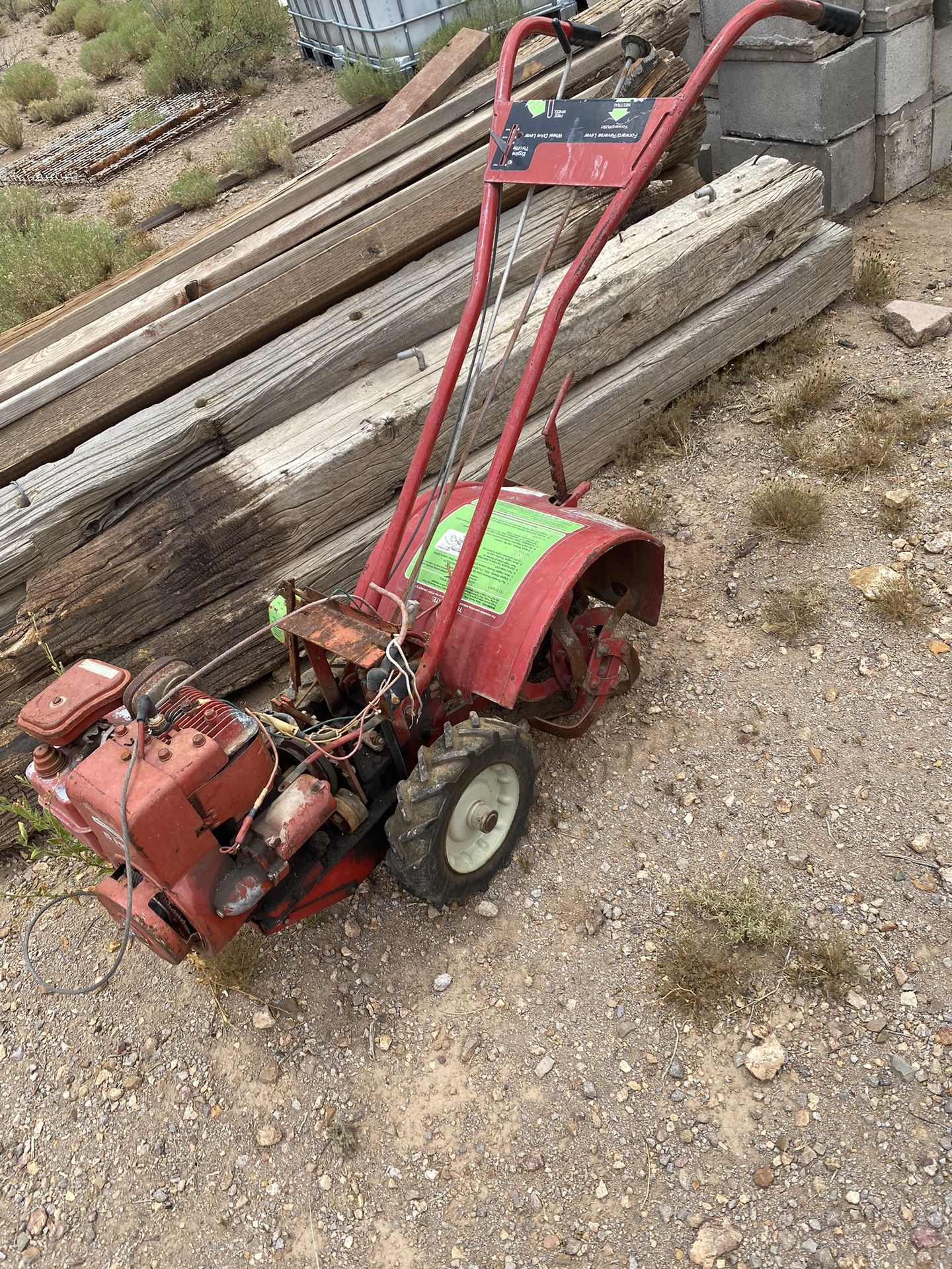 Old School Dirt Tiller