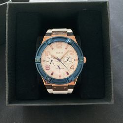 Guess watch rose gold face for sale!