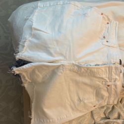 Gap Denim White Shorts 