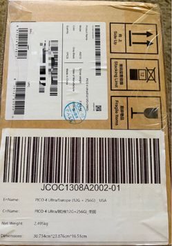 PICO 4 Ultra 12GB/256GB VR Headset – Brand New Sealed
