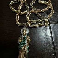 San Judas Gold Chain