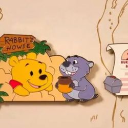 Winnie the Pooh and Gopher Pin Set – Hundred Acre Wood Series – November – Limited Release