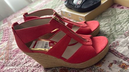 Zapatos plataforma Mk color naranja