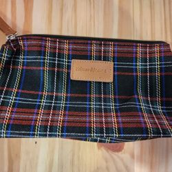 Edward Jones plaid Cometic bag Coin Purse