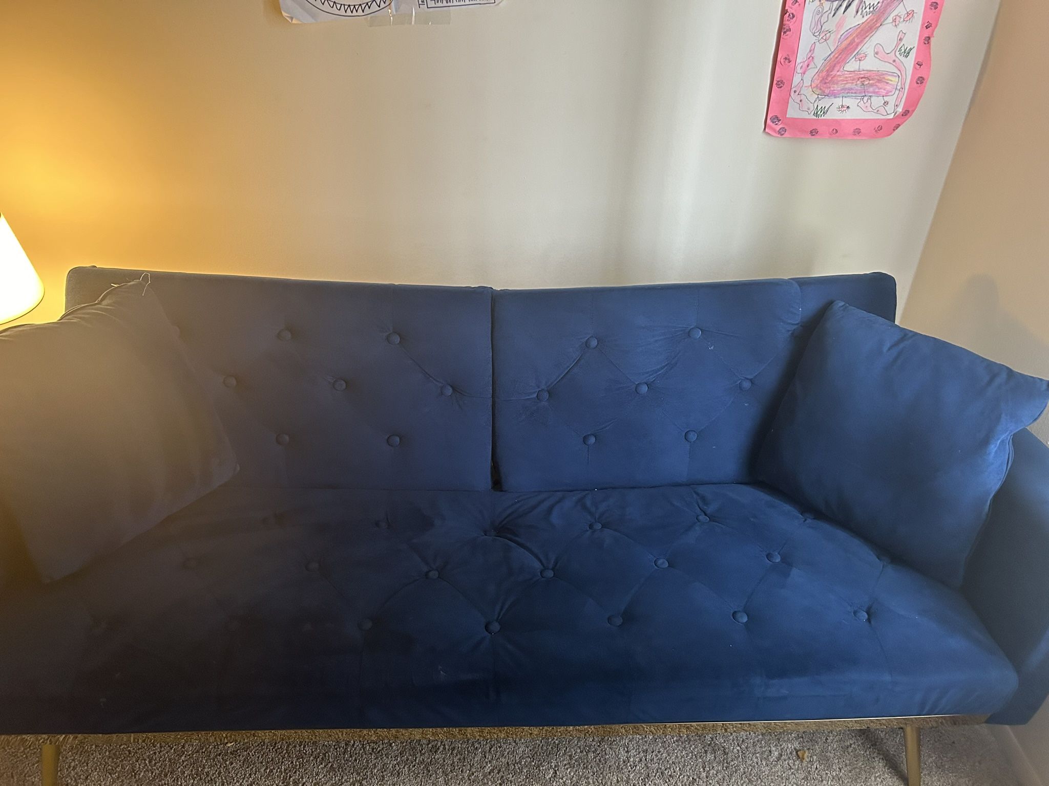 Blue Futon