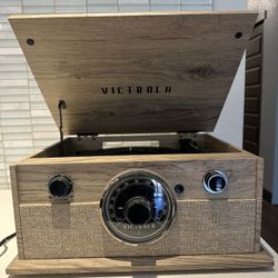 Victrola Brookline Style Bluetooth Record Player with Built-in Speakers