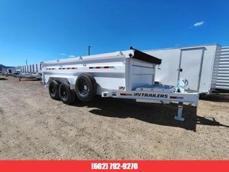 2026 Pj Trailers 16X83 Tandem Axle, 15,400 Gvwr, Low Pro Dump, 36"" Sides, 14 Ply Tires