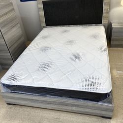 King Size Mattress 12” Inches Thick Plush Firm New From Factory Wrapped in Plastic Also Available: Twin, Full And Queen Same Day Delivery 