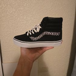 Vans W Sk8 Hi Reissue Leopard Black S6.5