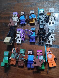 Lego Minecraft figures