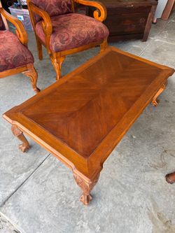 Vintage Solid Wood Coffee Table