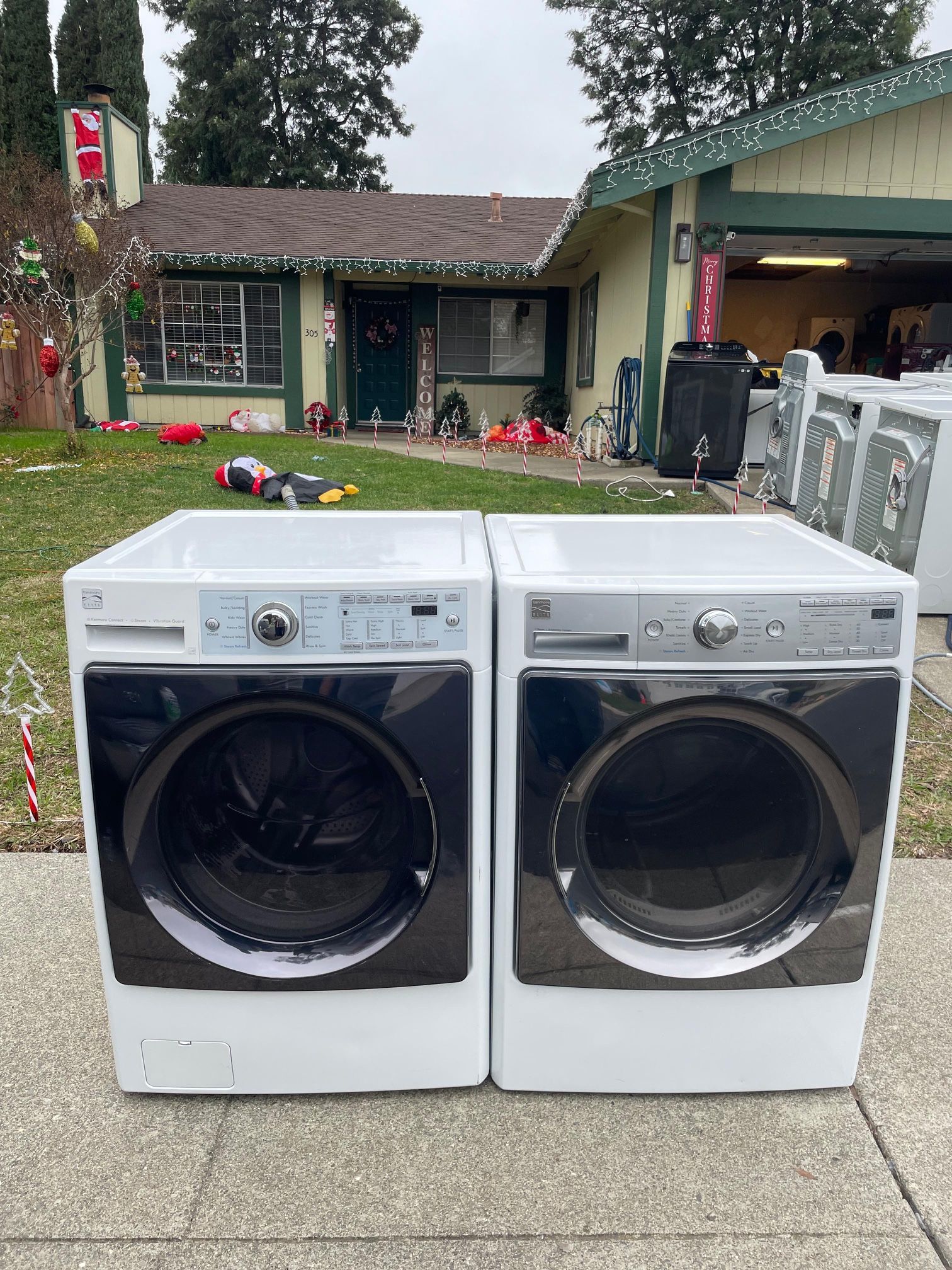 Kenmore washer and electric dryer