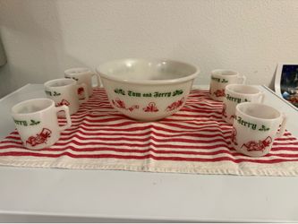 Antique Punch Bowl Set